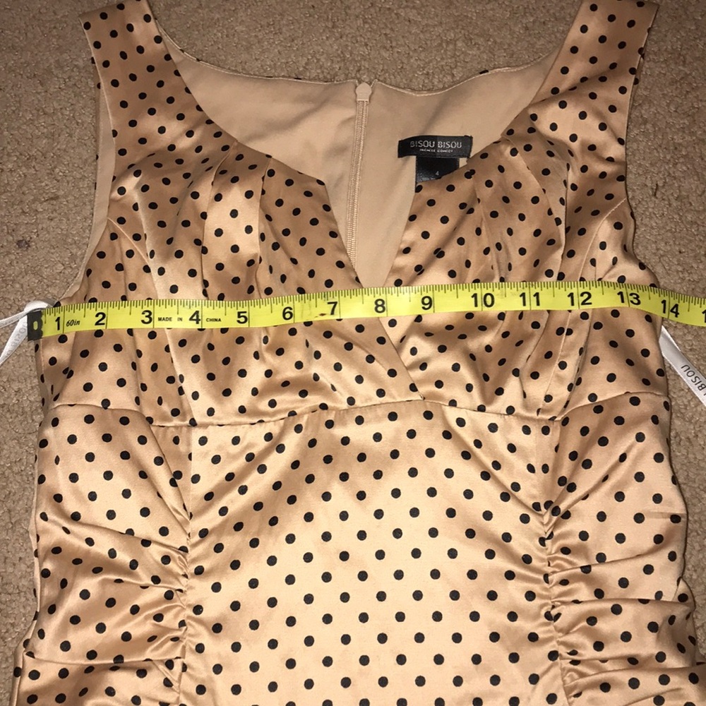 Polka Dot Champagne Dress - Picture 5 of 9